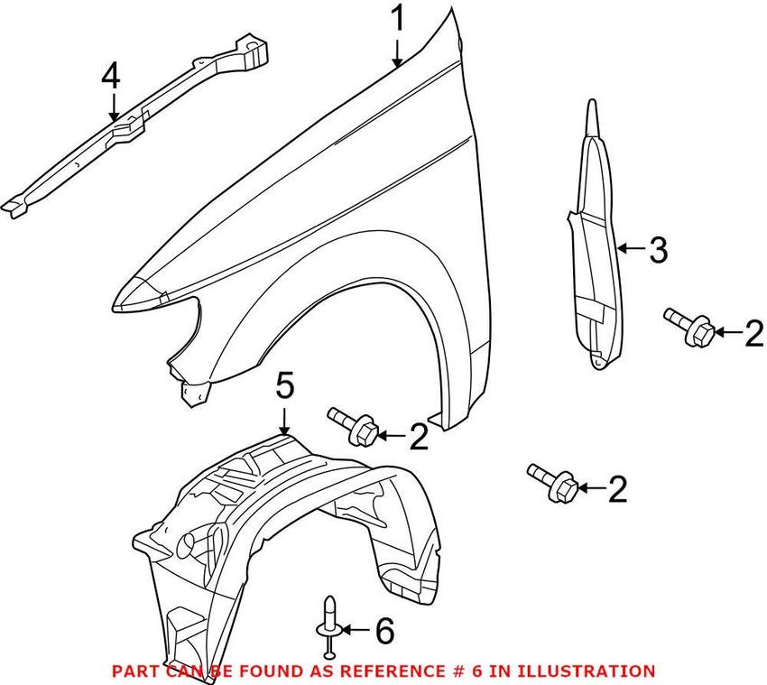 SAAB Push Pin Retainer (w/ Seal) 11561878